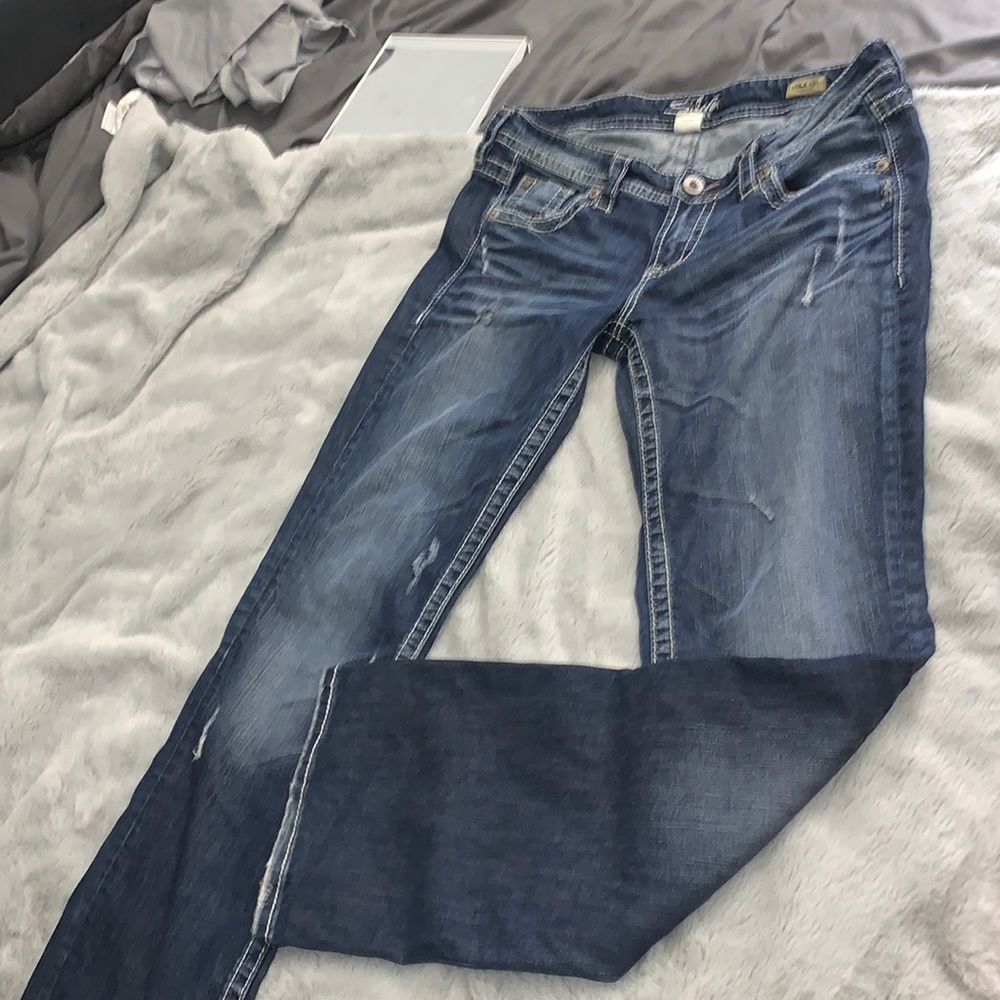 Silver Lola 17” jeans